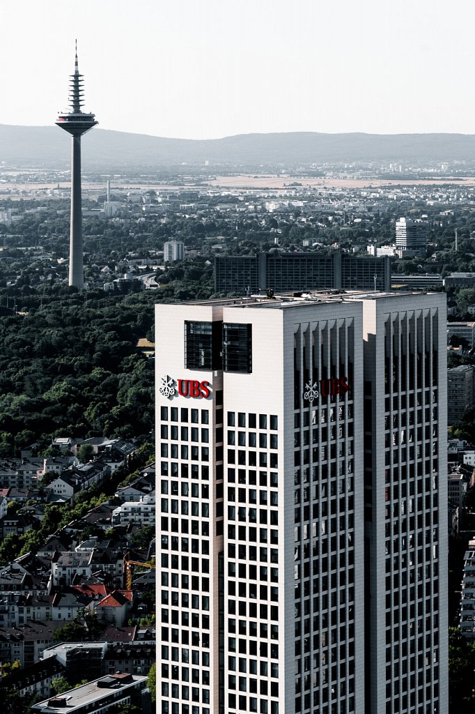 UBS Hochaus und Fernsehturm 